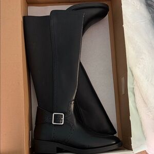 St. John's Bay Black Heeled Boots